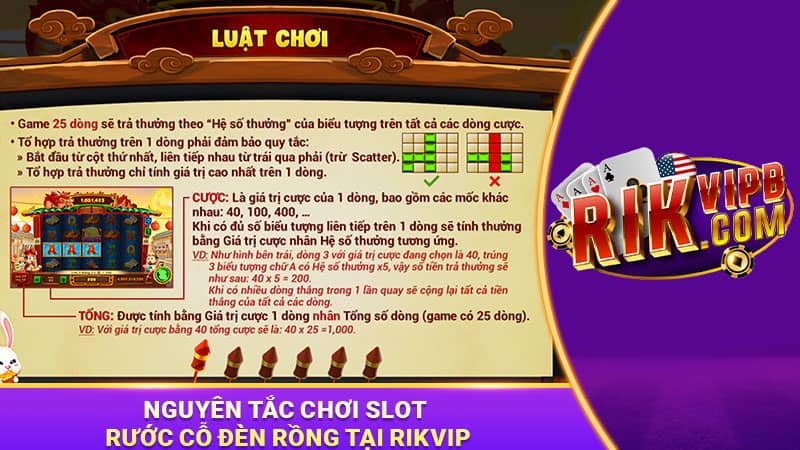 Nguyên tắc chơi slot Rước cỗ đèn rồng tại Rikvip