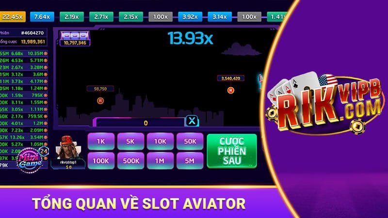 Tổng quan về slot Aviator