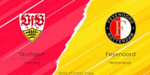 Soi Kèo Stuttgart vs Feyenoord: 03h00 07/11 - Europa League